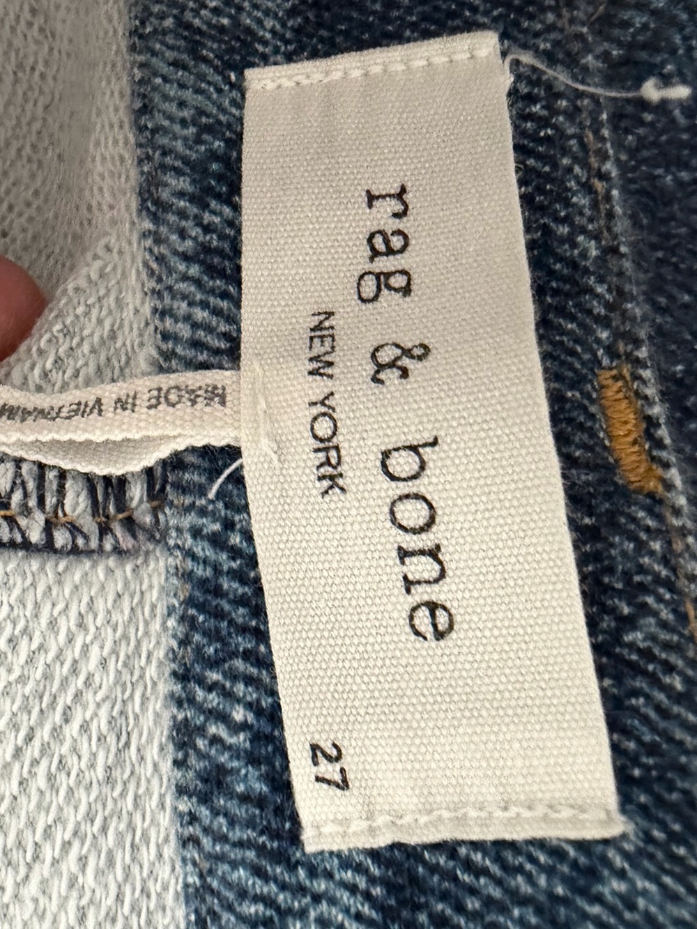rag & bone Wide Leg Sweatpant Jeans with real zipper & pockets! Super Comfy!